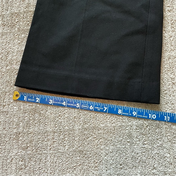 EXPRESS Editor Pants, Black Trousers, Straight Flare Leg, Work Pants, size 4S - Picture 8 of 8